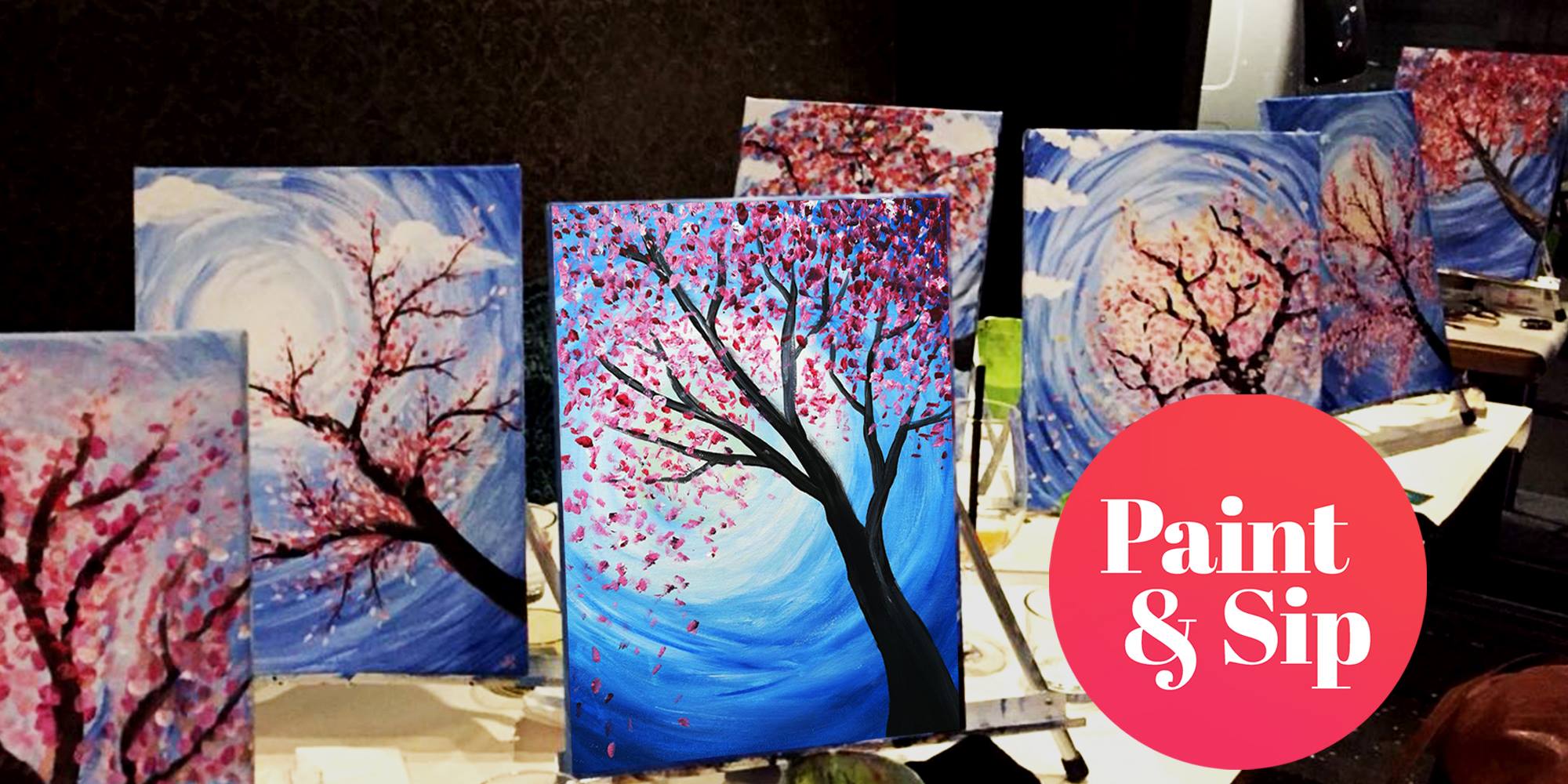 paint and sip malen in wien events afterwork Elisabeth Gantner Elschi Kunst