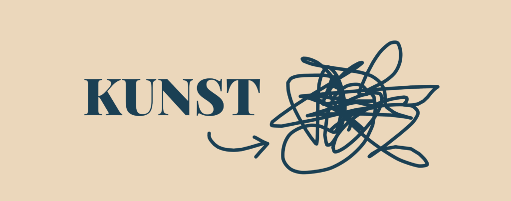 Venn-Diagramm des Kommunikationsmodells ‚Kommunikation – auf leiwand!‘: Die drei Bereiche ‚Kontakt mit dir‘, ‚Dein Ausdruck‘ und ‚Kontakt mit der Umwelt‘ überschneiden sich in der Mitte zu ‚Klar. Echt. Leiwand.‘. Die Schnittmengen zeigen die Themen ‚Grenzen setzen‘, ‚Authentizität entdecken‘ und Resonanz erzeugen Elschi Gantner wunderkammer Atelier Paint & Sip Wine Wein